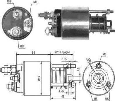 Hoffer 46077 - Ievilcējrelejs, Starteris www.autospares.lv