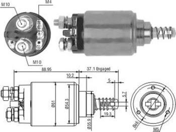 Hoffer 46192 - Ievilcējrelejs, Starteris www.autospares.lv