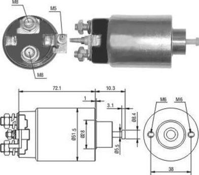 Hoffer 46141 - Ievilcējrelejs, Starteris www.autospares.lv