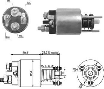 Hoffer 46134 - Ievilcējrelejs, Starteris www.autospares.lv