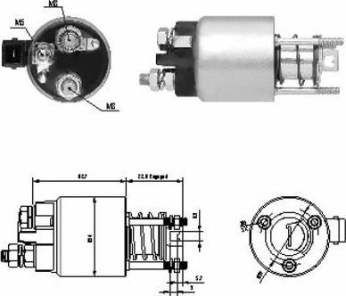 Hoffer 46136 - Ievilcējrelejs, Starteris www.autospares.lv