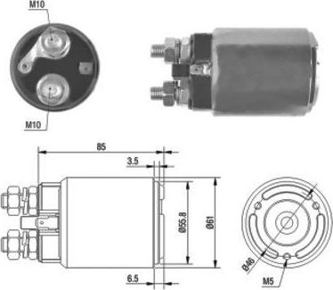 Hoffer 46120 - Ievilcējrelejs, Starteris www.autospares.lv