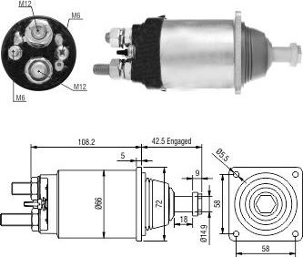 Hoffer 46254 - Ievilcējrelejs, Starteris www.autospares.lv