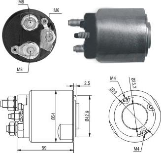 Hoffer 46203 - Ievilcējrelejs, Starteris autospares.lv