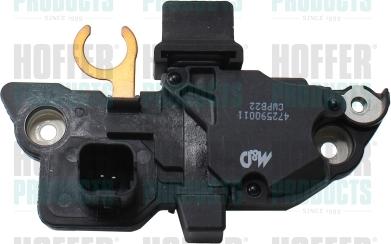 Hoffer 52016 - Ģeneratora sprieguma regulators www.autospares.lv