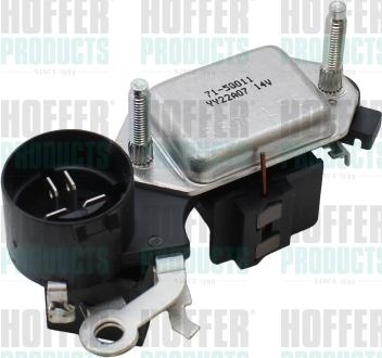 Hoffer 52335 - Ģeneratora sprieguma regulators www.autospares.lv