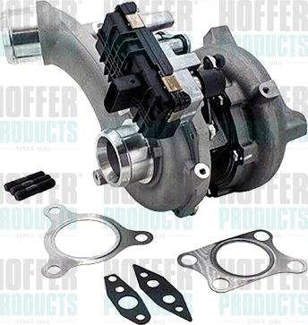 Hoffer 69001182 - Турбина, компрессор www.autospares.lv