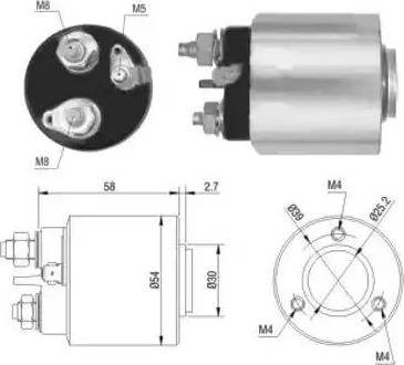 Hoffer 6646013 - Ievilcējrelejs, Starteris www.autospares.lv