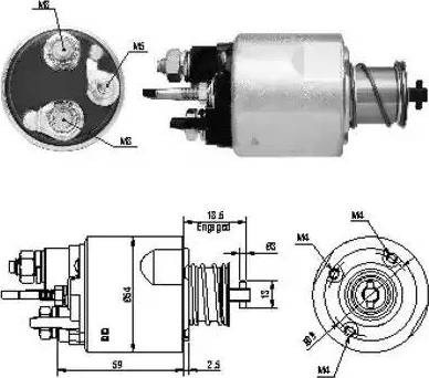 Hoffer 6646169 - Ievilcējrelejs, Starteris www.autospares.lv