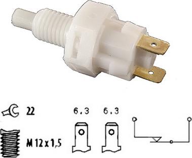 Hoffer 3500003 - Bremžu signāla slēdzis www.autospares.lv