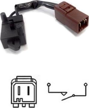 Hoffer 3500077 - Brake Light Switch / Clutch www.autospares.lv