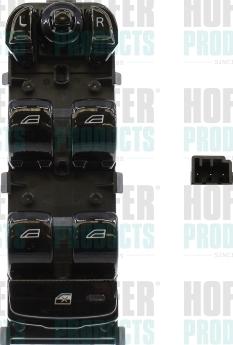 Hoffer 2106662 - Slēdzis, Stikla pacēlājmehānisms www.autospares.lv