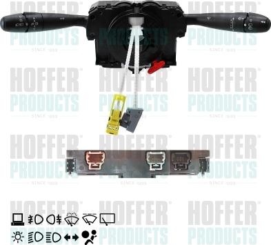 Hoffer 21031725 - Slēdzis uz stūres statnes www.autospares.lv