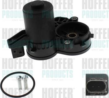 Hoffer 7515525 - Regulējošais elements, Stāvbremžu sistēmas bremžu suports www.autospares.lv