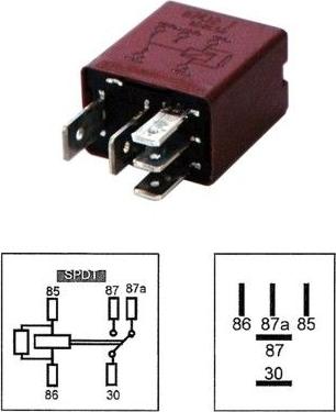 Hoffer 7232307 - Relejs www.autospares.lv