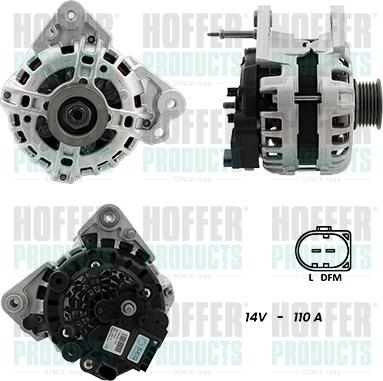 Hoffer H5510487G - Ģenerators www.autospares.lv