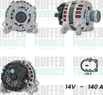 Hoffer H5510669G - Ģenerators www.autospares.lv