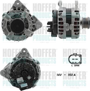 Hoffer H55101408G - Ģenerators www.autospares.lv