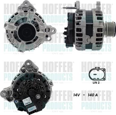 Hoffer H55101353G - Ģenerators www.autospares.lv