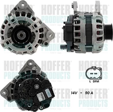 Hoffer H55101384G - Ģenerators www.autospares.lv