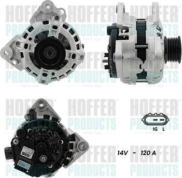 Hoffer H55101383G - Ģenerators www.autospares.lv