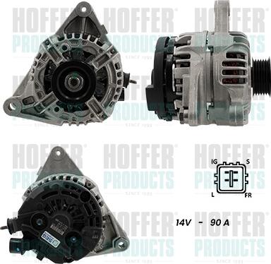 Hoffer H55101334G - Ģenerators www.autospares.lv