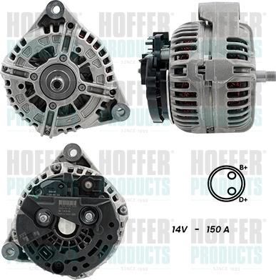 Hoffer H5510753G - Ģenerators www.autospares.lv