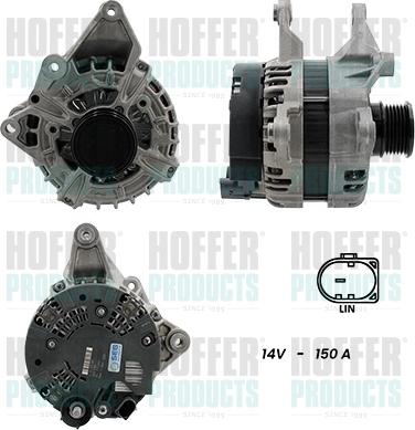 Hoffer H5510727G - Ģenerators www.autospares.lv