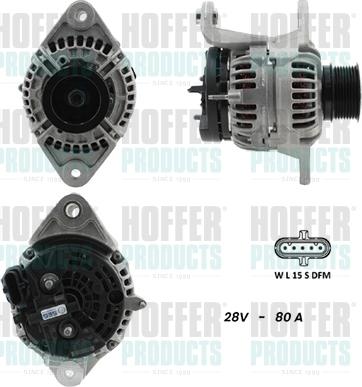 Hoffer H5610067G - Ģenerators www.autospares.lv