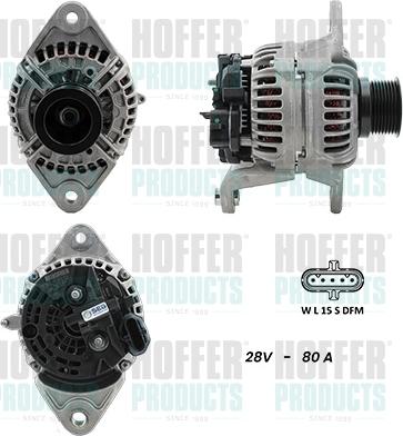 Hoffer H5610088G - Ģenerators www.autospares.lv