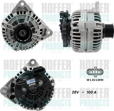 Hoffer H5610079G - Ģenerators www.autospares.lv