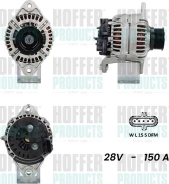 Hoffer H5610074G - Ģenerators www.autospares.lv