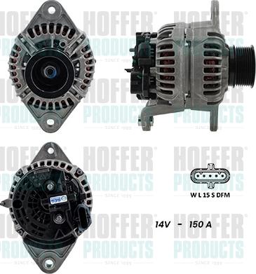 Hoffer H5610169G - Ģenerators www.autospares.lv