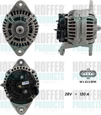 Hoffer H5610166G - Ģenerators www.autospares.lv