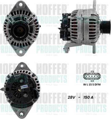 Hoffer H5610167G - Ģenerators www.autospares.lv