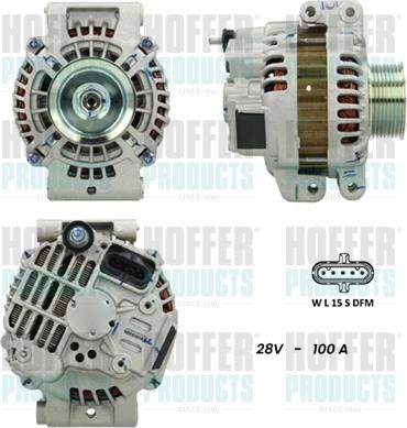 Hoffer H5635134G - Ģenerators www.autospares.lv