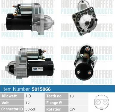 Hoffer H5015066 - Starteris autospares.lv