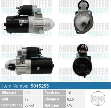 Hoffer H5015255 - Starteris autospares.lv