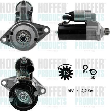 Hoffer H5010991G - Starteris www.autospares.lv