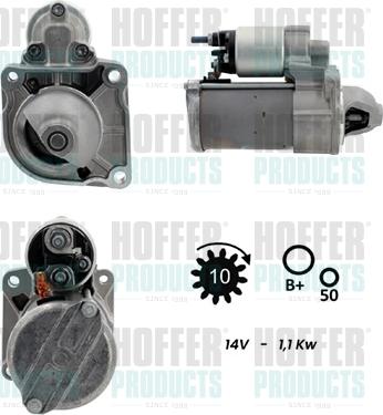 Hoffer H5010969G - Starteris www.autospares.lv