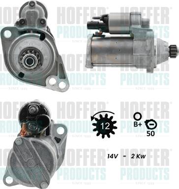 Hoffer H5010985G - Starteris www.autospares.lv