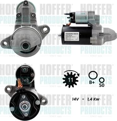 Hoffer H5010494G - Starteris www.autospares.lv