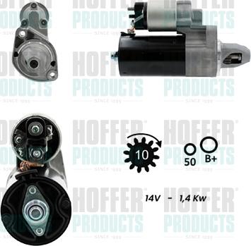 Hoffer H5010450G - Starteris www.autospares.lv