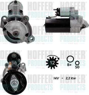 Hoffer H5010542G - Starteris www.autospares.lv