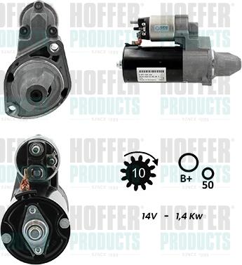 Hoffer H5010515G - Starteris www.autospares.lv