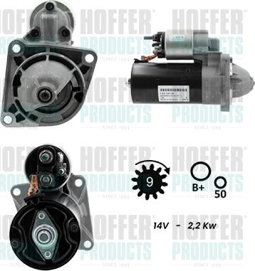 Hoffer H5010046G - Starteris www.autospares.lv