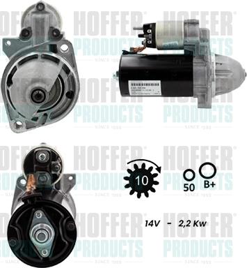 Hoffer H5010004G - Starteris www.autospares.lv