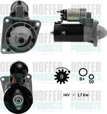 Hoffer H5010007G - Starteris www.autospares.lv