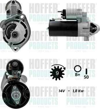 Hoffer H5010012G - Starteris www.autospares.lv