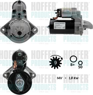 Hoffer H5010087G - Starteris www.autospares.lv